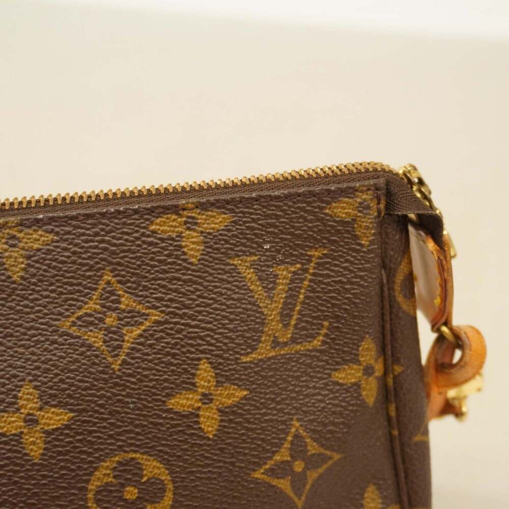 LOUIS VUITTON Brown Monogram Pochette Pouch - Picture 7 of 12